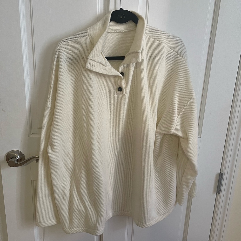 Madewell cream pull over